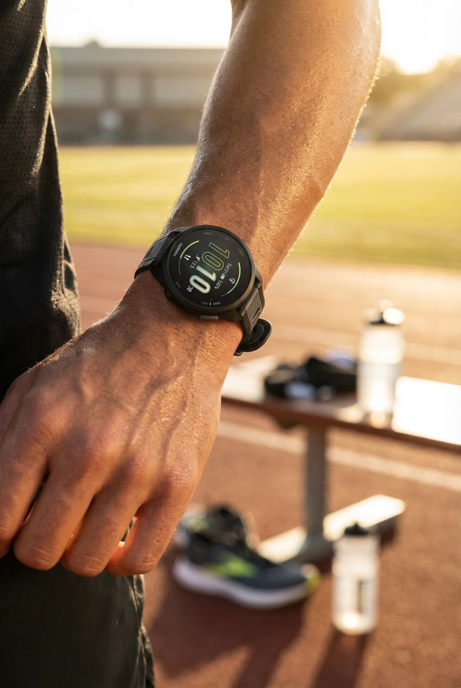 Placeholder image: an adventure watch worn on a wrist outdoors